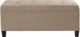 Linon Carmen Beige Shoe Storage Ottoman-3