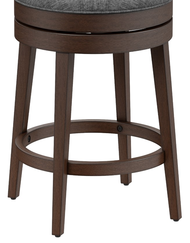 HH2 Home Edenwood Chocolate Counter Height Swivel Stool