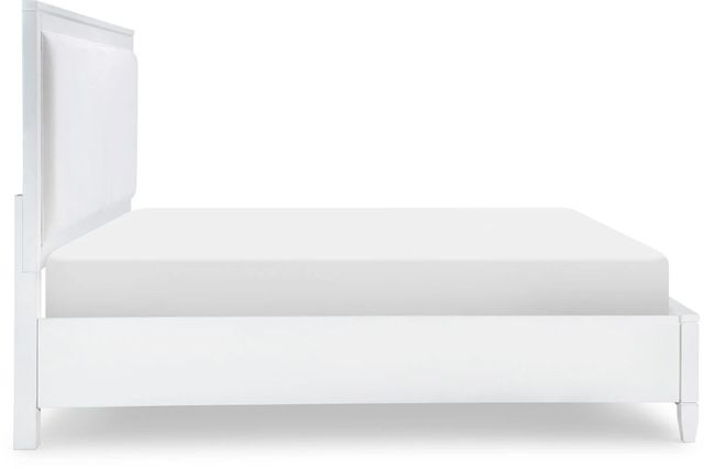 Legacy Classic Summerland White California King Upholstered Panel Storage Bed-3