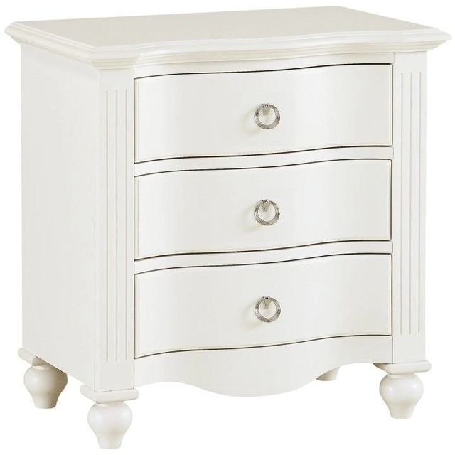 Homelegance® Meghan White Nightstand-0