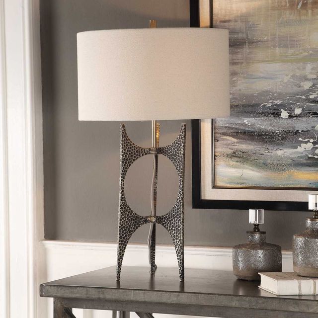 Uttermost® Goldia Antique Golden Bronze Table Lamp-1
