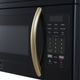 FORNO® Scalo Series Espresso 1.6 Cu. Ft. Fingerprint Resistant Black Over The Range Microwave -5