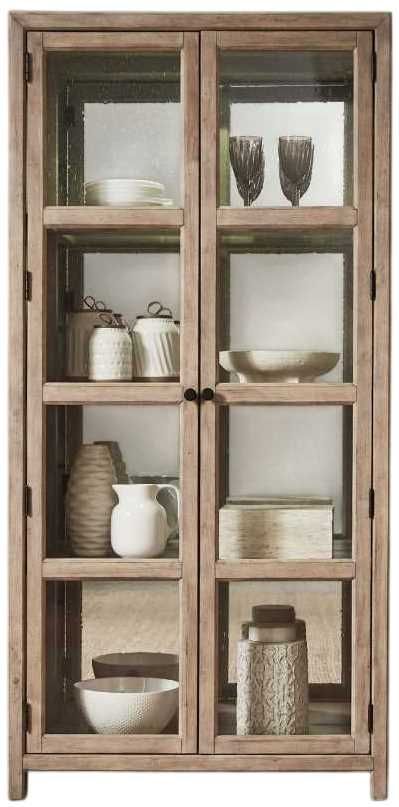 Liberty Furniture Proximity Place Barley Buff Bunching Display Cabinet-0