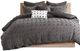 Olliix by Urban Habitat Charcoal King/California King Brooklyn Cotton Jacquard Comforter Set-1
