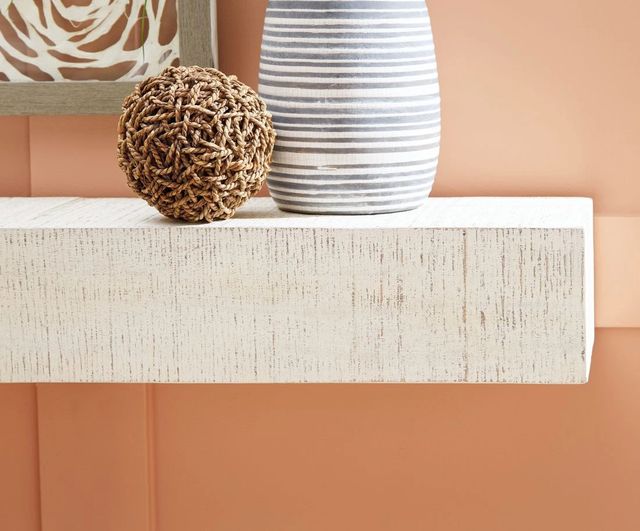 Signature Design by Ashley® Cadmon Antique White Wall Shelf-2