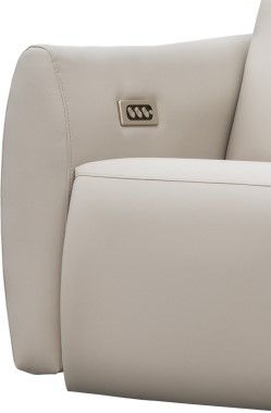 Elran Off-White Swivel Rocker Recliner-1