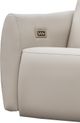 Fauteuil inclinable berçant à bille et pivotant de Elran - Blanc cassé-1