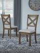 Signature Design by Ashley® Moriville Beige Dining Side Chair-4