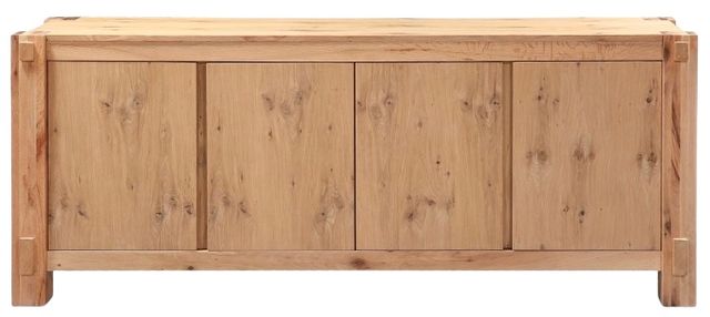 Home Trends & Design Flagstaff Natural Distressed Oak Buffet-1