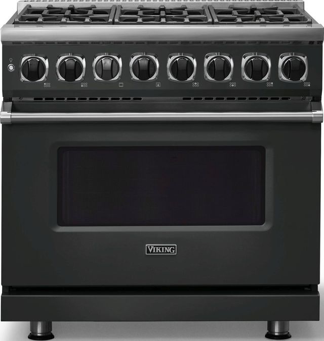 Viking® 7 Series 36" Antique Bronze Pro Style Dual Fuel Range-0