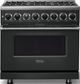 Viking® 7 Series 36" Antique Bronze Pro Style Dual Fuel Range-0