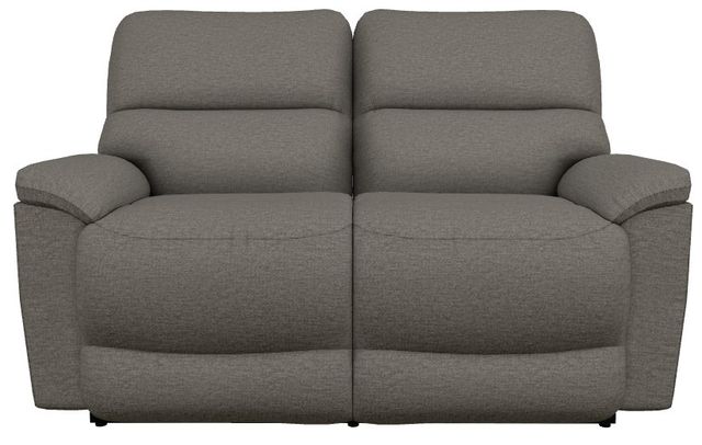 La-Z-Boy® Brooks Charcoal Power Reclining Loveseat with Headrest and Lumbar-1