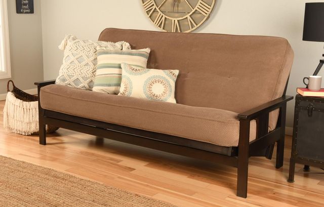 Kodiak Furniture Marmont Mocha 8" Coil Hinged Innerspring Full Futon Mattress -2