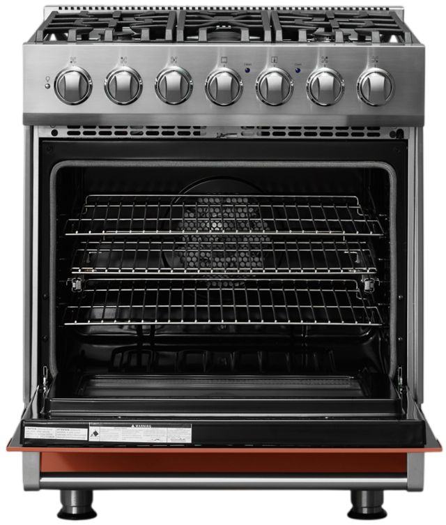Viking® 3 Series 30" Spiced Cider Pro Style Dual Fuel Range-1