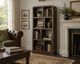 Crestview Oxford Dark Brown 8-Shelf Etagere-1