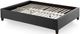 Malouf® Eastman Charcoal Queen Platform Bed Base-0