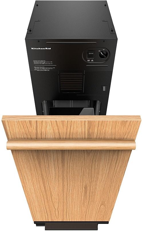 KitchenAid® 15" Panel Ready Trash Compactor with Built-In Odor Management System-1