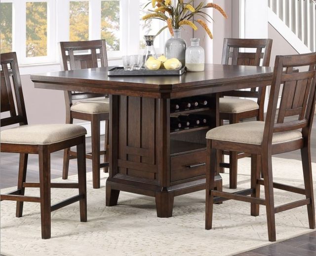 Winners Only® Kentwood Dark Brown Counter Dining Table-1