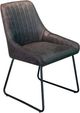 Corcoran Importation Zen 2-Piece Charcoal Suede Chairs Set-0