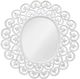 Bassett Mirror Siren White Washed Wall Mirror-0