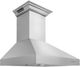 ZLINE 54" Stainless Steel Wall Mounted Range Hood with CrownSound® Bluetooth Speakers-4