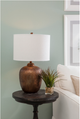 Bassett Mirror Trevor Copper Table Lamp-1