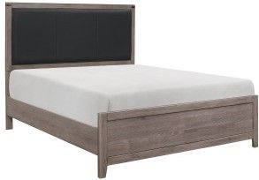 Mazin Furniture Woodrow Brownish Gray Full Bed-1