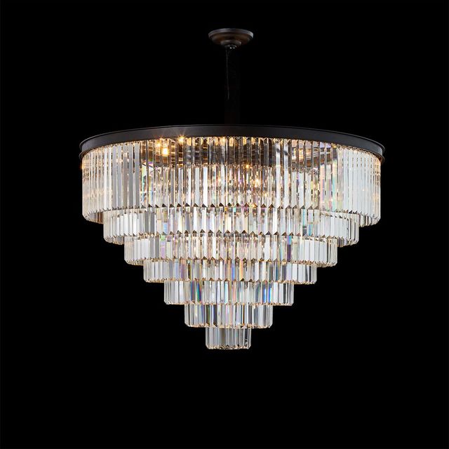 Michael Amini® Allure Black Round LED Chandelier-3