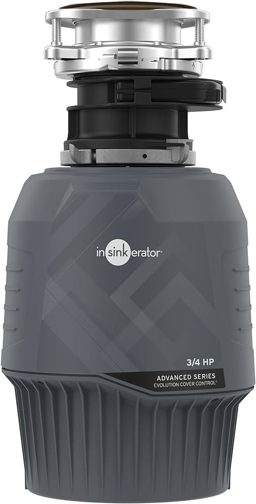 InSinkErator® Evolution Cover Control® 0.75 HP Batch Feed Gray Garbage Disposal -0
