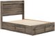 Signature Design by Ashley® Baystorm Brown Youth Full Storage Panel Bed-0