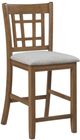 Homelegance® Junipero Brown/Light Gray Counter Height Chair-0