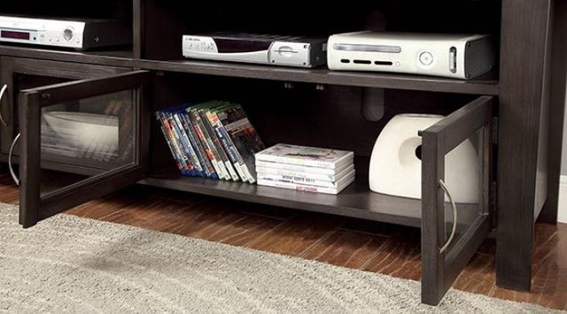 Furniture of America® Alma Gray 72" TV Stand-1