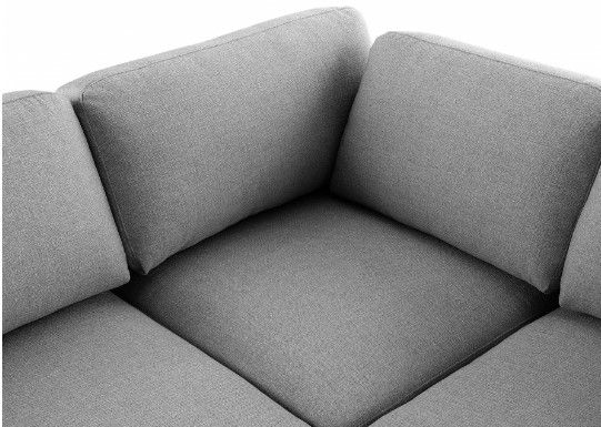 Meridian Furniture Beckham 6-Piece Grey Modular Sectional Sofa Set-3