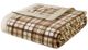 Olliix by True North by Sleep Philosophy Micro Fleece Tan Plaid Full/Queen Blanket-0