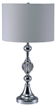 Furniture of America® Emi Silver Table Lamp-0
