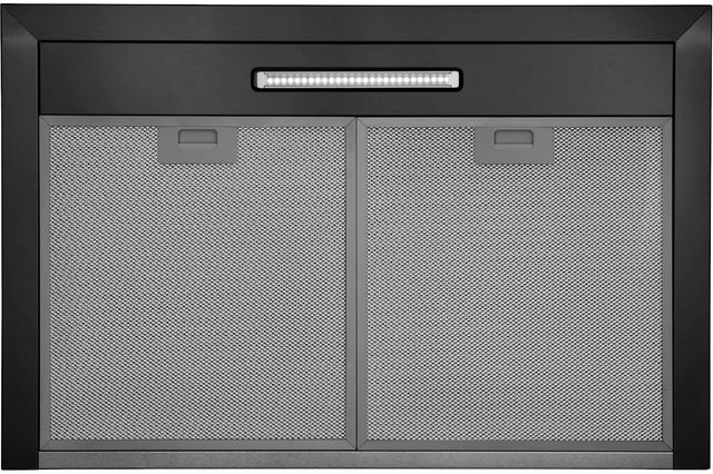 Broan® Elite EW43 Series 30" Black Stainless Steel Convertible T-Style Wall Mount Chimney Range Hood-4