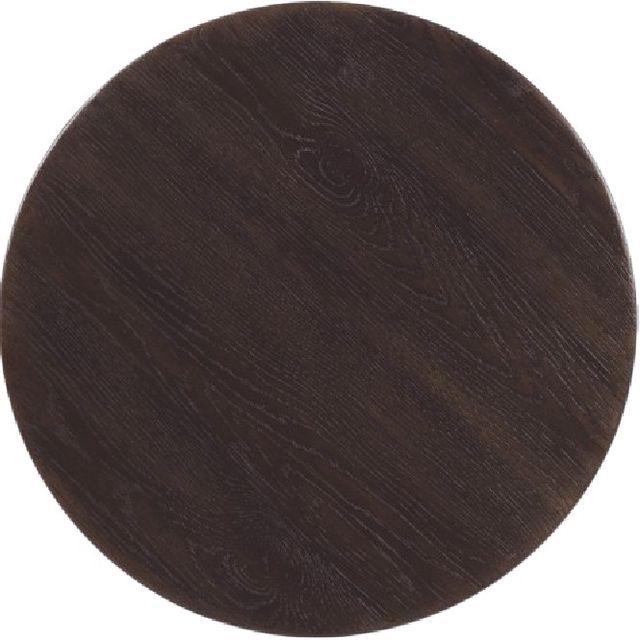 Hooker® Furniture Driftwood Burnt Timber Round End Table-4
