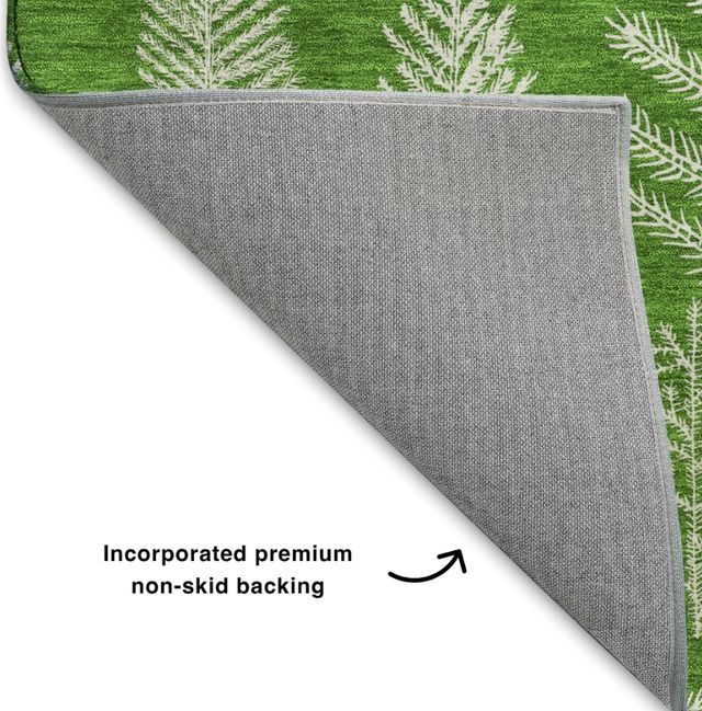 Dalyn™ Rug Company Merry & Bright MY21 Green 5'x8' Area Rug-3