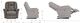 La-Z-Boy® Jasper Pebble Power Wall Recliner with Headrest and Lumbar-2