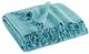 Olliix by INK+IVY Reeve Aqua 50" x 60" Ruched Throw-0