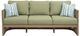 Signature Design by Ashley® Vision Lane Beige/Green Fabric/Wooden Outdoor Sofa-1