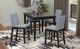 Emerald Home Madison Black/Gray Counter Gathering Stool-1