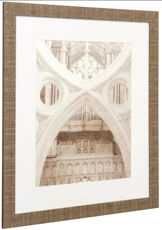 Stylecraft Architectural Love III Beige/White Wall Art-0
