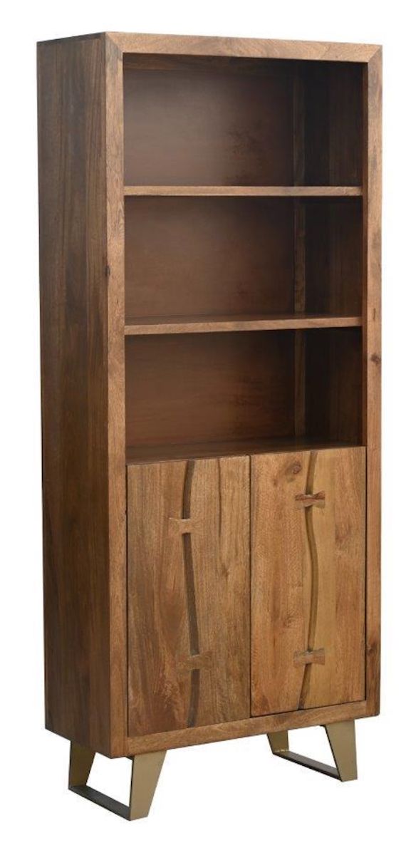 Jaipur Furniture Planck Live Edge Natural Bookcase	-0