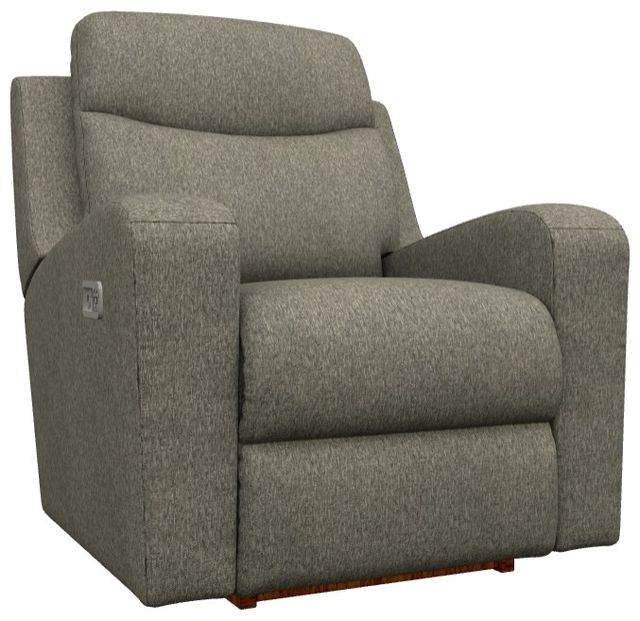 La-Z-Boy® Emmons Granite Power Rocking Recliner with Headrest-0