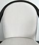 Riverside Furniture Lydia Dark Cabernet/White Curved Upholstered Arm Chair-4
