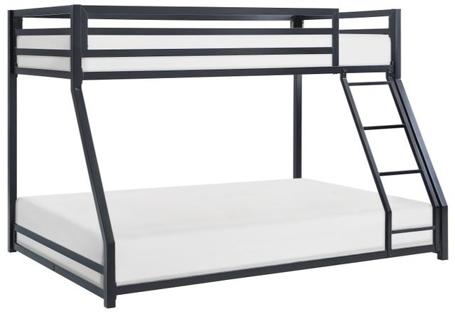 Homelegance® Jovie Black Twin/Full Bunk Bed-0