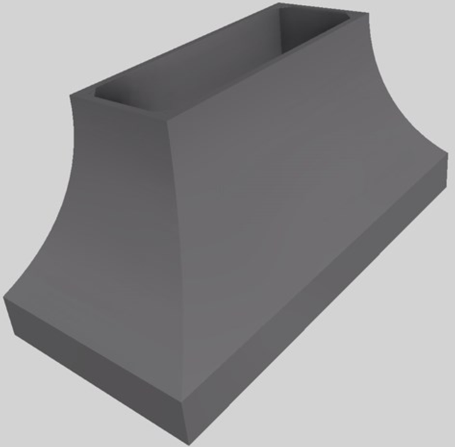 Vent-A-Hood® Designer Series 60" Gunsmoke Island Range Hood-3