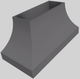 Vent-A-Hood® Designer Series 60" Gunsmoke Island Range Hood-3