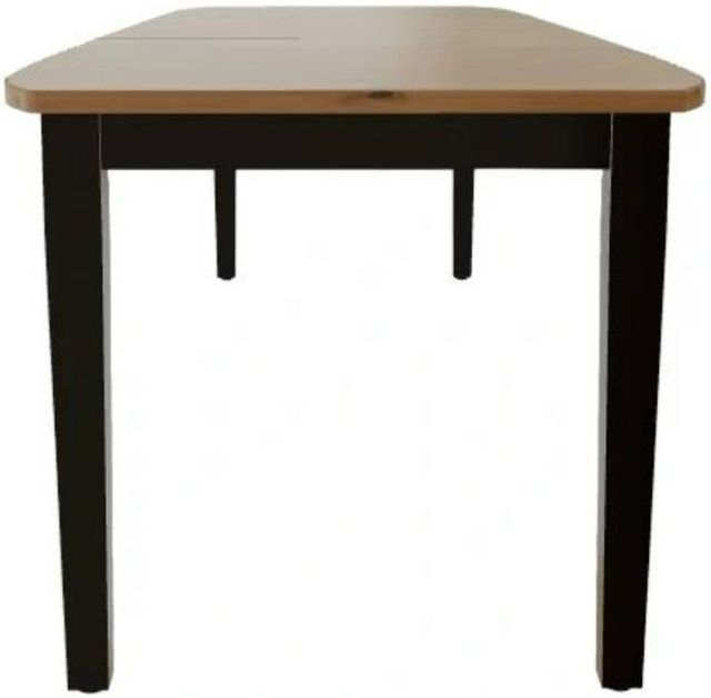 Mavin Customizable 84" Boat Extendable Dining Table with 2 Leaves-2